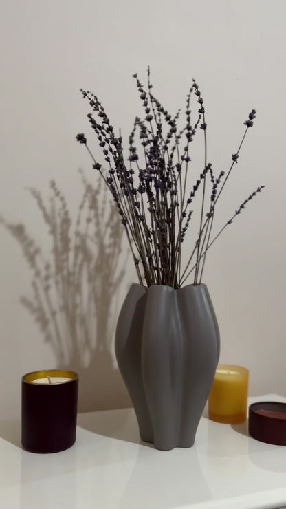 Vaso in ceramica curvo, vaso decorativo da tavolo, vaso scandinavo astratto, vaso minimalista moderno, vaso da tavolo, vaso in ceramica, vaso curvo, vaso minimalista, vaso per fiori