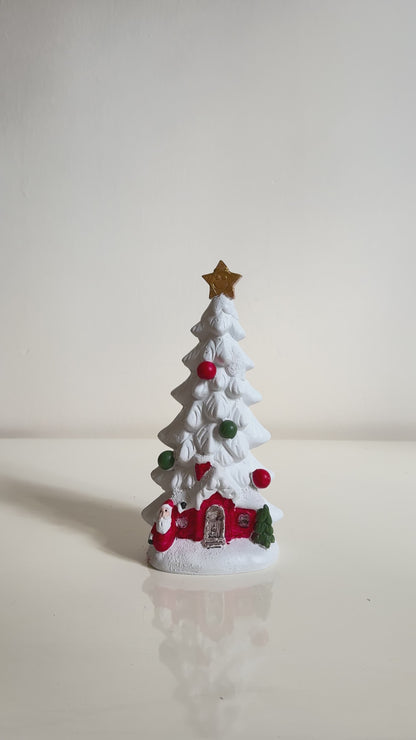Christmas Tree Figurine, Christmas Tree Decor, Seasonal Tree Figurine, Christmas Decor Gift, Holiday Tree Decor, Christmas Tree Sculpture, Christmas Tree Figurine, Christmas Tree Statue