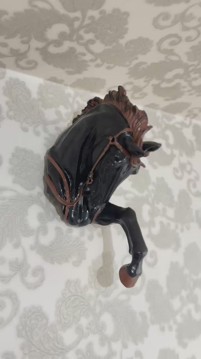 Horse Head Wall Sculpture, Horse Head Wall Decor , Equestrian Wall Decor, Gift For Horse Lovers, Horse Wall Sculpture, Horse Wall Decor