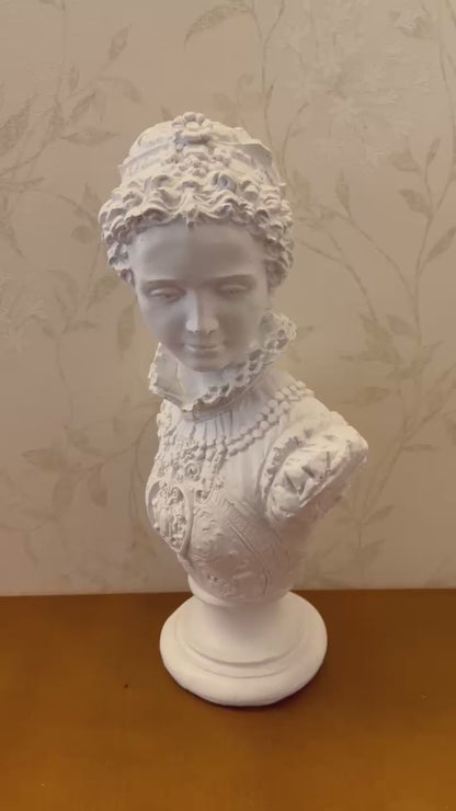 Marie Antoinette Statue, Marie Antoinette Skulptur, Marie Antoinette Dekor, Marie Antoinette Objekte, Renaissance Dekor, Lady Büste Statue, Lady Büste Dekor