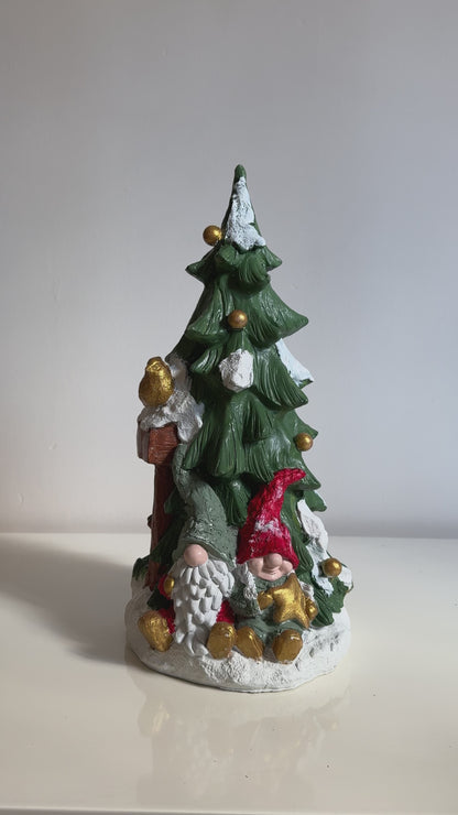 Large Christmas Tree Figurine, Christmas Tree Ornament, Seasonal Tree Figurine, Christmas Decor Gift, Holiday Tree Decor, Christmas Tree Sculpture, Christmas Tree Decor
